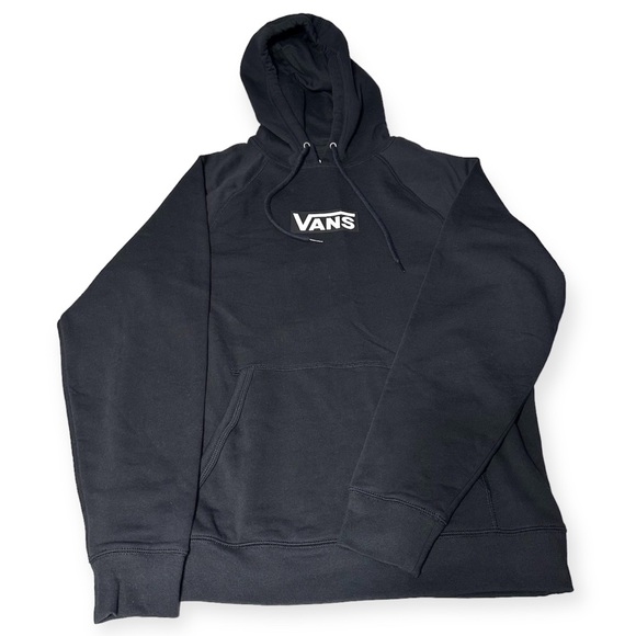 Vans Other - Vans Versa Mens Skateboard Black Standard Drawstring Hoodie Street Style Size S